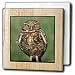 Saw Wheat Owl - 6 Inch Tile Napkin Holder