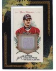 2008 Topps Allen and Ginter Relics #RO Roy Oswalt - Houston Astros (Piece of Authentic Game Used Jersey) (Baseball Cards)