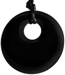 Pendant Teething Necklace Black