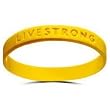 Official Live Strong Lance Armstrong Yellow Cancer LiveSTRONG Rubber Wristband Bracelet YOUTH size