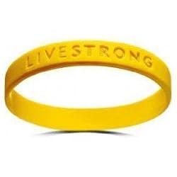 Official Live Strong Lance Armstrong Yellow Cancer LiveSTRONG Rubber Wristband Bracelet YOUTH size
