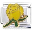 Yellow Rose Italian Charm