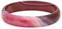 Purple Dyed Agate Bangle Bracelet