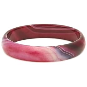 Purple Dyed Agate Bangle by Amazon.com Collection