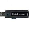 Kingston DataTraveler 100 4 GB USB 2.0 Flash Drive DT100/4GB - 2 Pack (Black)