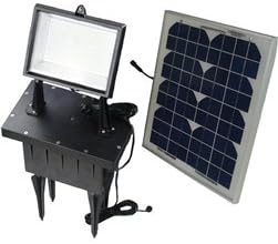 Super Bright LED Solar Flood Light w Panel