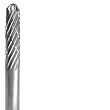 CARBIDE BUR GROBET MADE IN U.S.A. CYLINDER RADIUS END 3/32X3/8X3/32 STANDARD CUT