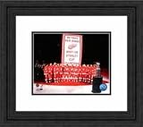 Framed 07/08 Stanley Cup Detroit Red Wings Photo