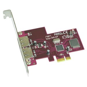 Tempo Sata E2P Pcie Card with 2 Ext Esata Ports