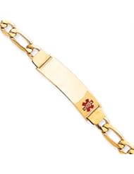8 Inch 14k Gold Medical Jewelry Bracelet
