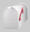 Solar E1600W00 Group Large Steel Rural Mailbox, White