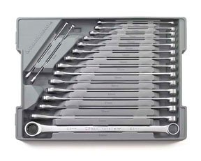 GearWrench 17 Piece GearBox Metric Double Box Ratcheting Wrench Master Set