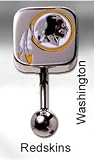 NFL Reverse Top Down Belly Button Ring - Washington