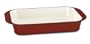 Cuisinart CI1136-24CR Chef's Classic Enameled Cast Iron 14-Inch Roasting/Lasagna Pan, Cardinal Red