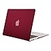 Mosiso Plastic Hard Case Cover for MacBook Air 11 Inch (Models: A1370 and A1465), Wine Red
