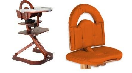 Svan High Chair in in Orange