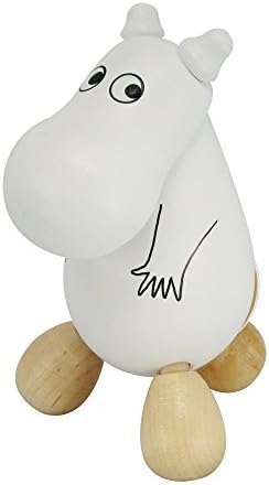 [Regular import (Finland)] Puulelut (Purerutto) Moomin pot press doll Moomin troll white TMI120001