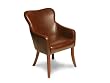 SEVEN Game Tables S201 Rearden Leather Club Chair (Tobacco)