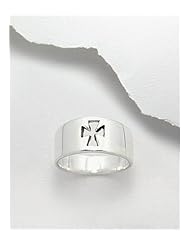 Cross Ring In 92.5 Sterling Silver