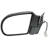 1999-2001 Chevrolet Blazer Left Side Front Only Black Outside Rear View Mirror Power, Heated, Textured, Black. Non-dimm, replaces OEM 15094832 Interchange 128-2634
