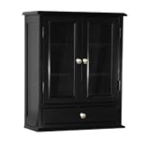 American Bath Factory W3-2024-BK-3-OC Cape Mansion Medicine Cabinet in Old World Black