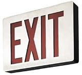 Lithonia Lighting Single Face W/battery Led Aluminum Exit Sign