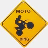 MOTO XING Aluminum Sign