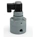 Plast-O-Matic PS Series Polypropylene Pilot Solenoid Valve, For Acids and Highly Corrosive Liquids, 2 Ways, Normally Closed, EPDM Diaphragm, NPT Female