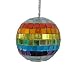 Gay Rainbow Sisters Disco Ball Rear View Mirror Decoration