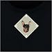 Miniature Pinscher Pawprint Pajamas with Embroidered Patch - Large/X-Large