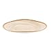 15" x 11" Oval Display & Serving Platter, Pottery Cream, Break Resistant Melamine, Dishwasher Safe, GET OP-1518-PCM (Qty, 1)