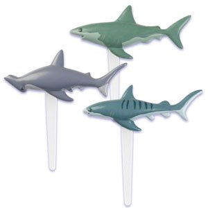 Click to buy Shark Cupcake Picks - 12ctfrom Amazon! Click to buy Shark Cupcake Picks - 12ctfrom Amazon!