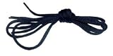 Round 2mm x 75cm Black Laces
