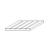 HO Freight Car Siding,.020