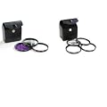 7pc 55mm Filter Kit - Four Macro Filters, UV, FLD and Polarizing Filters for Sony A100 A200 A230 A300 A330 and ANY 55mm Camera Lens!