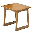Safco 7960MO End Table, 21 in.x21 in.x20 in., Medium Oak