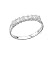 Elements Sterling Silver R689C 52 Ladies Clear CZ Seven Stone Eternity Ring