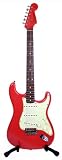 Fender Custom Shop 1960 Relic Stratocaster with Matching Peg Headstock, Rosewood Fingerboard - Fiesta Red