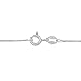 Sterling Silver 0.8mm Box Chain Necklace (14, 16, 18, 20, 22, 24, 30 or 36 inch - white or yellow)