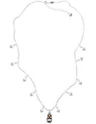 Pilgrim Girl on a Czech Glass Pearl Waterfall Necklace [Jewelry] Delight Jewelry