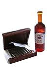 Review Teddy Delivery  / Let a Teddy Messenger Deliver Your thoughts Holding This Miniature Jim Bean Whiskey Bottle (Approx 3cm) and Cigar Box- Teddy Delivery / Dolls House Accessory