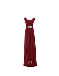 Chiffon Sheath Crystals  Crystal Scoop Neck Evening Dress  With Ruffles