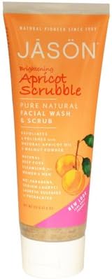 New - Jason Facial Wash and Scrub Apricot Scrubble - 4 fl oz