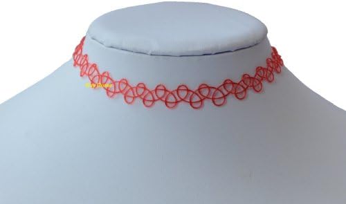 Buy Home Vintage Stretch Tattoo Choker Necklace Retro Henna Elastic 80s 90s