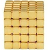 Magnicube Magnet Cubes Gold Edition 125 Piece Magnetic Puzzle (Tin Gift Set) ~ Magnicube