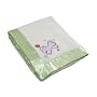 NoJo Ladybug Lullaby Applique Coral Fleece Blanket