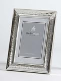 5X7 SCROLL PHOTO FRAME - 5X7 ROLL FORM SCROLL DESIGN SILVER PLATED PICTURE FRAME - frame