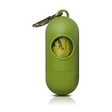 Earth Rated Green Dispenser with 15 Dog Waste Poop Bags