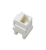 On-Q WP3460-WH Category 6 RJ45 Keystone Connector White