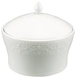 Nikko Ceramics Blanc Fleur Sugar & Lid